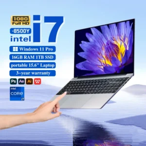 Windows 11 Portable Laptop Computer PC Intel Core i7 8500Y 15.6 Inch