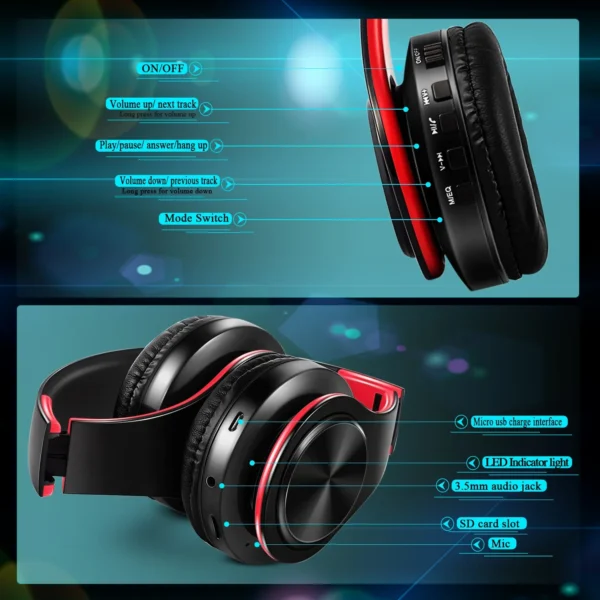 Best Headphones Bluetooth Earphone Wireless - Image 5