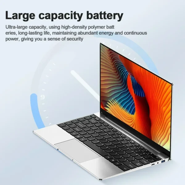 LENO 14.1" Ultra Slim Laptop 16GB RAM 2TB SSD Windows 11 Intel N3700 - Image 2
