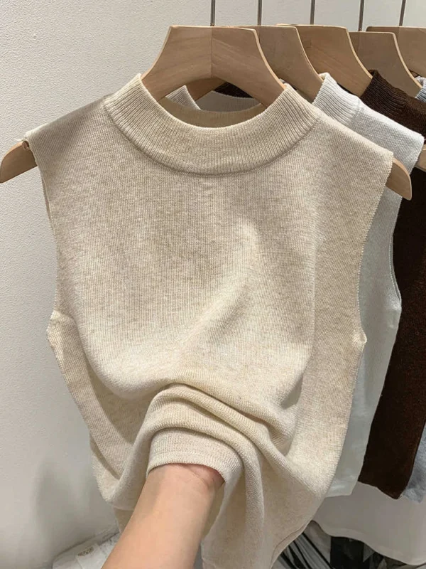 Women's Solid Color Top TemperamentHigh