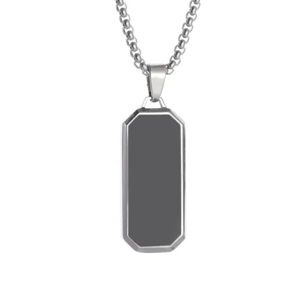 Stainless Steel Fashion  Necklace Men's and Women's  Jewelry - Image 4
