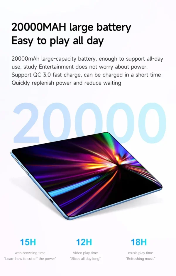 Tablet Android Pad 15 Pro 16GB + 1TB  HD 4K Mi