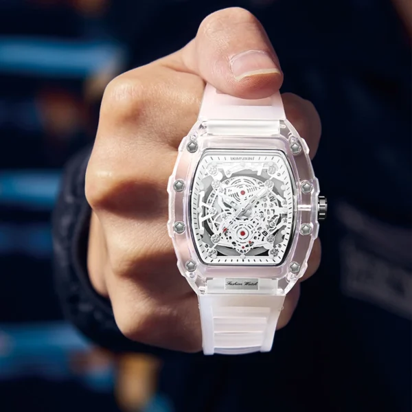 Fashionable Transparent MEN'S Watch - Image 3
