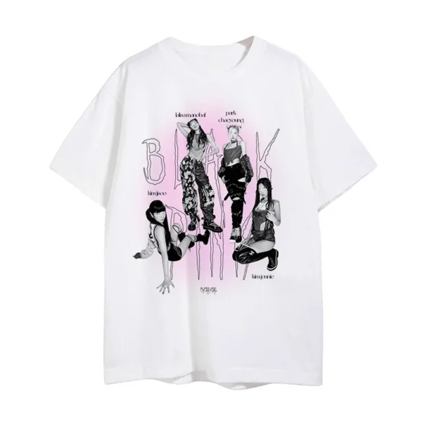 summer fashion Blackpink short-sleeved T-shirt