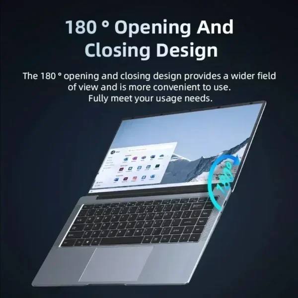 LENO 14.1" Ultra Slim Laptop 16GB RAM 2TB SSD Windows 11 Intel N3700 - Image 6