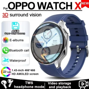 Watch X Smart Watch 4G Memory Music Video Bluetooth Call IP68 Waterproof