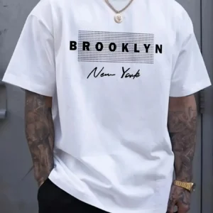 men's T-shirt is a 3D digital printed polyester fiber comfortable,