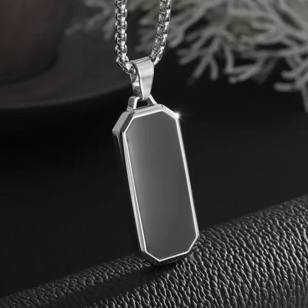 Stainless Steel Fashion  Necklace Men's and Women's  Jewelry - Image 3