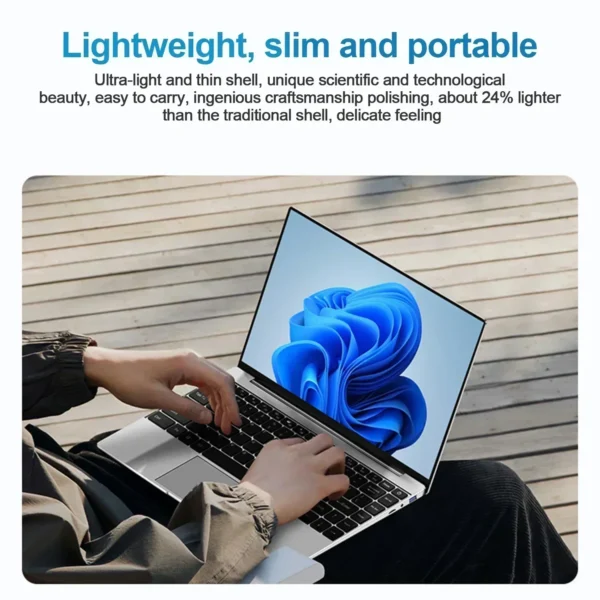 LENO 14.1" Ultra Slim Laptop 16GB RAM 2TB SSD Windows 11 Intel N3700 - Image 4