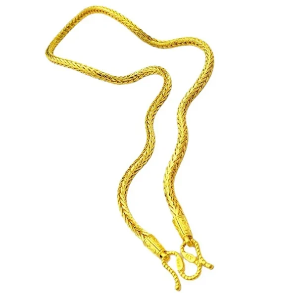 24K gold necklace keel necklace - Image 4