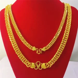 Necklace for Men | AU999 Pure Gold, Bold & Prestigious