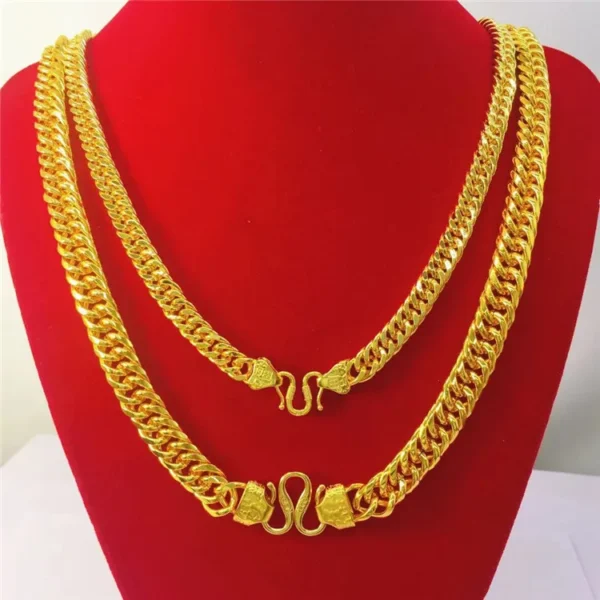 Necklace for Men | AU999 Pure Gold, Bold & Prestigious