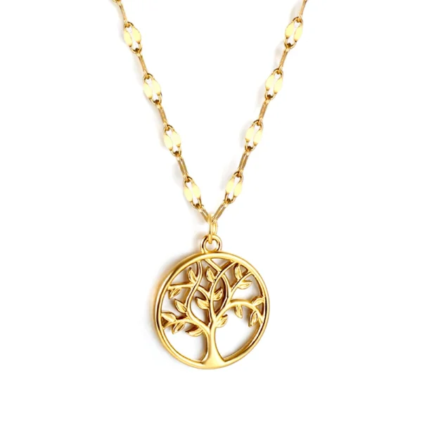 Necklace Stainless Steel Female Necklace Waterproof Layer - Image 5