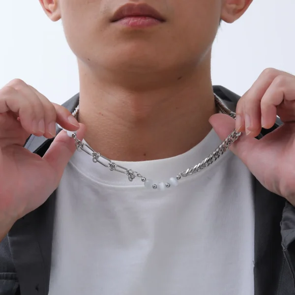 Necklaces,Stainless Steel ,Fashion Trend Ins Jewelry - Image 3