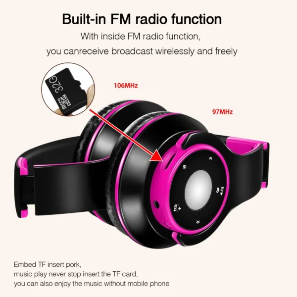 Best Colorful Earphones Wireless Bluetooth - Image 4