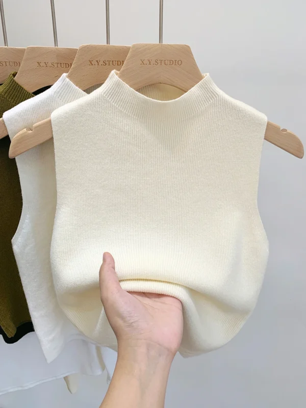Summer Fall Slim Sweater Short Sleeveless