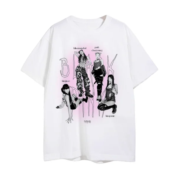 summer fashion Blackpink short-sleeved