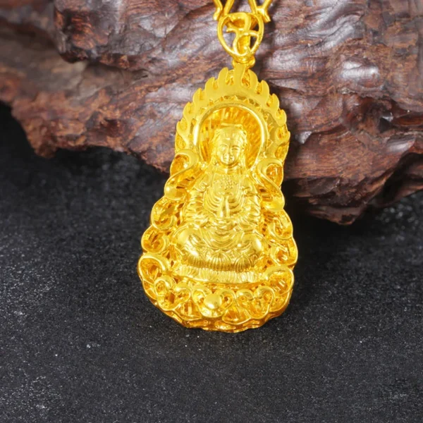 24K real gold men's jewelry - Image 2