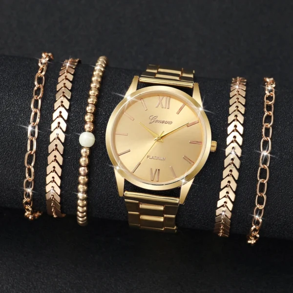 Women's Watch Fashion Gold Steel