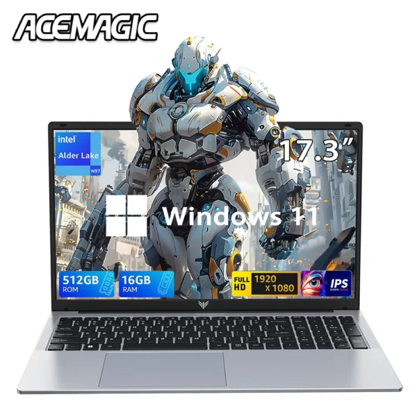 Laptop with High Performance Quad Core-12th Alder Lake N97