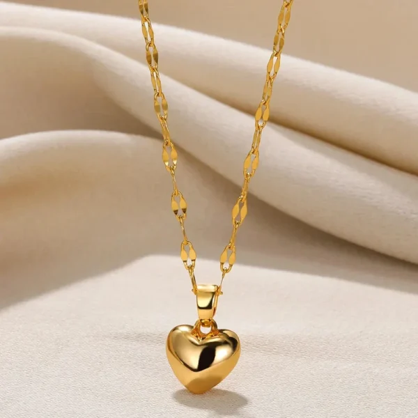 Women  Luxury Love Pendant Necklace Jewelry - Image 2