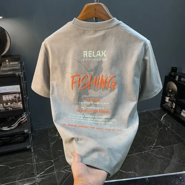 2025 Summer New Fashion Men's Short-sleeved - Image 2