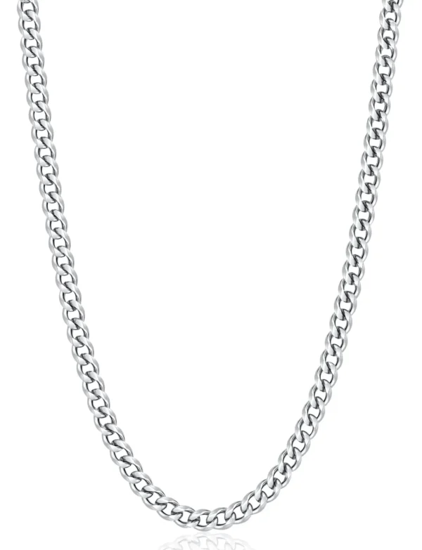 Necklace for Men Women Fashion Silver, High Quality Chains Gift Box