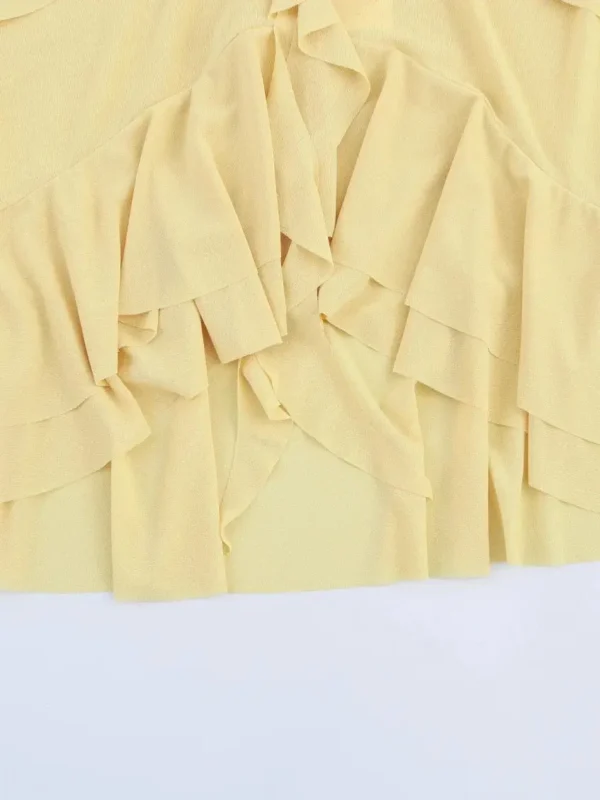 Womens Vintage Translucent Layered Sleeveless - Image 5
