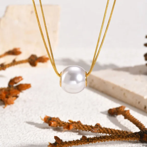 for Women, Gold Plated Stainless Steel Waterproof Jewelry - Image 3